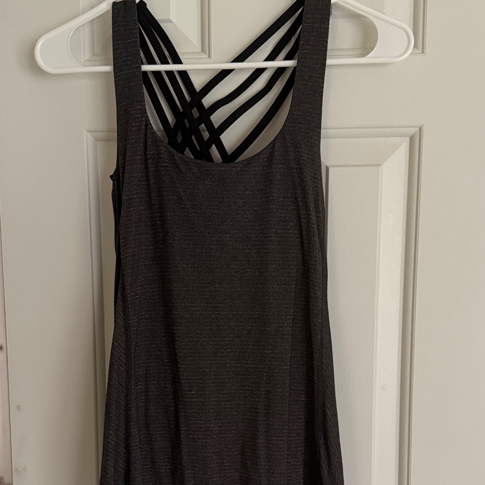 Lululemon Athletica Charcoal Strappy Tank Top (no tag)